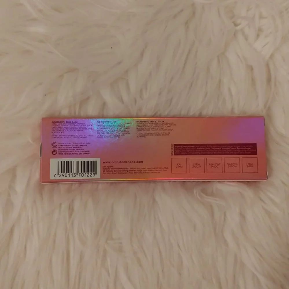 💝FIRM! NWT NATASHA DENONA CORAL EYESHADOW PALETTE